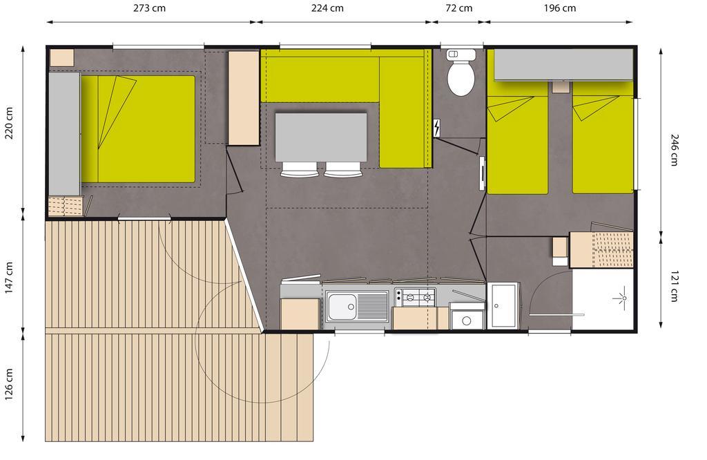 Camping La Roche Posay Vacances Hotel Eksteriør billede
